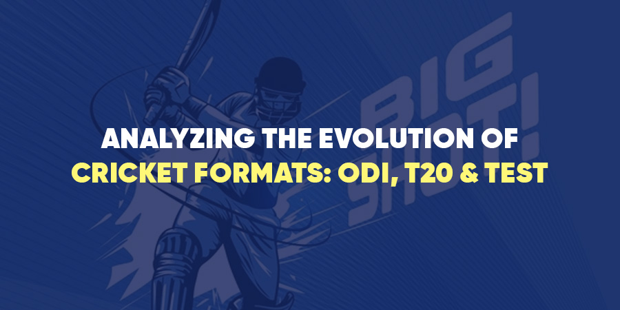 Analysing the Evolution of Cricket Formats: ODI, T20 & Test