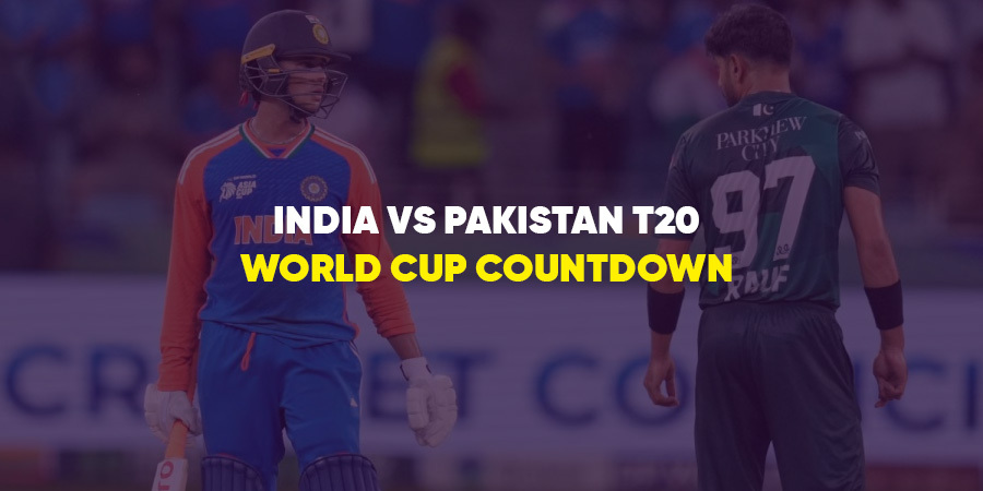 India vs Pakistan T20 World Cup Countdown