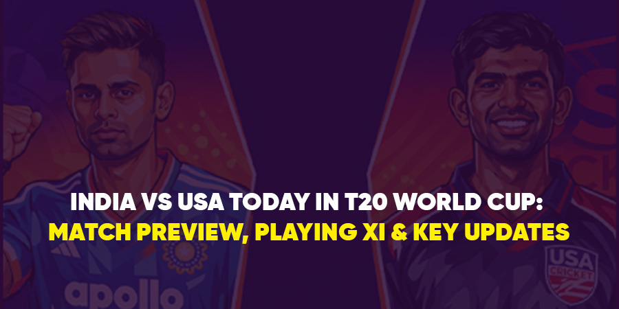 India vs USA in T20 World Cup