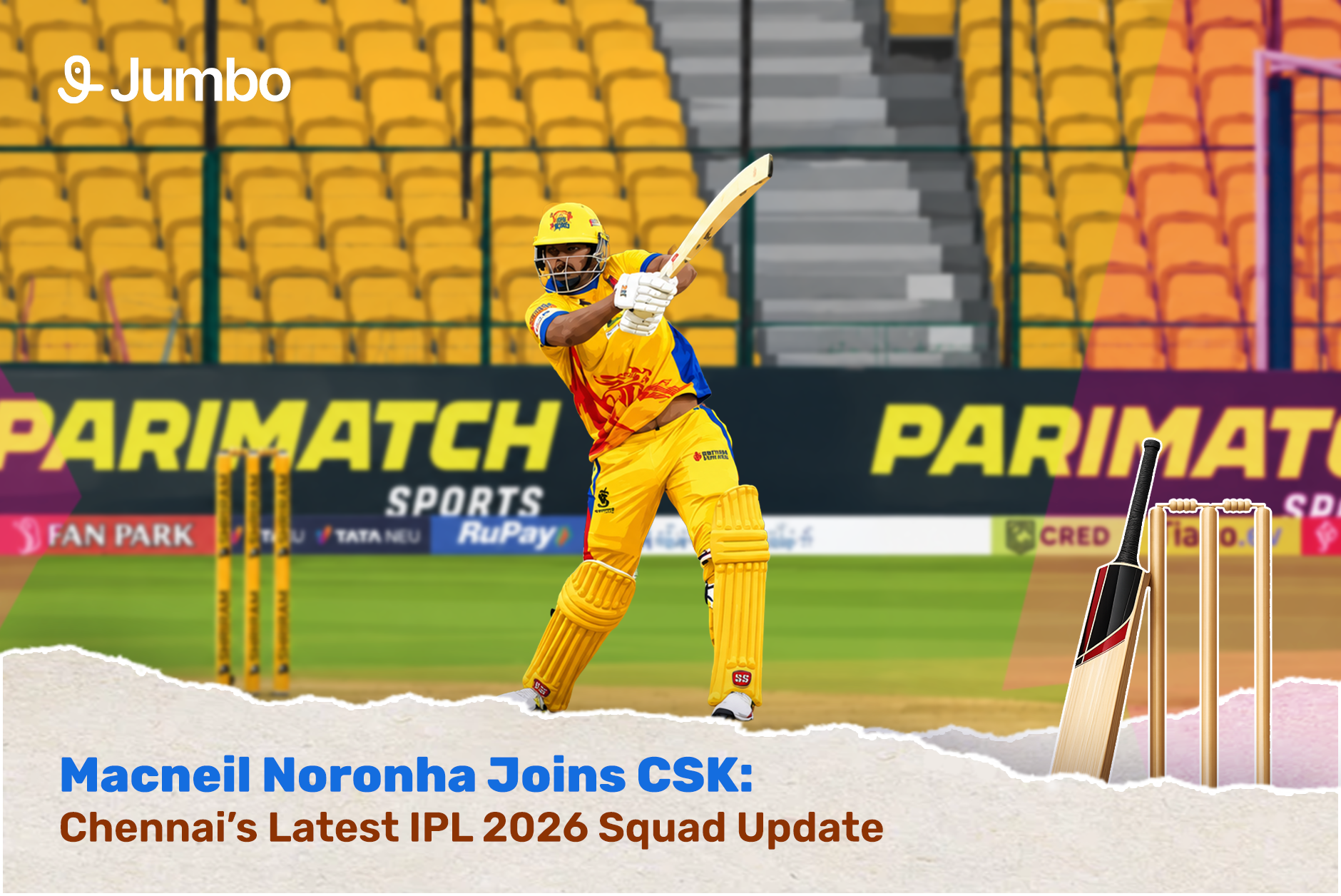 Macneil Noronha Joins CSK: Chennai’s Latest IPL 2026 Squad Update