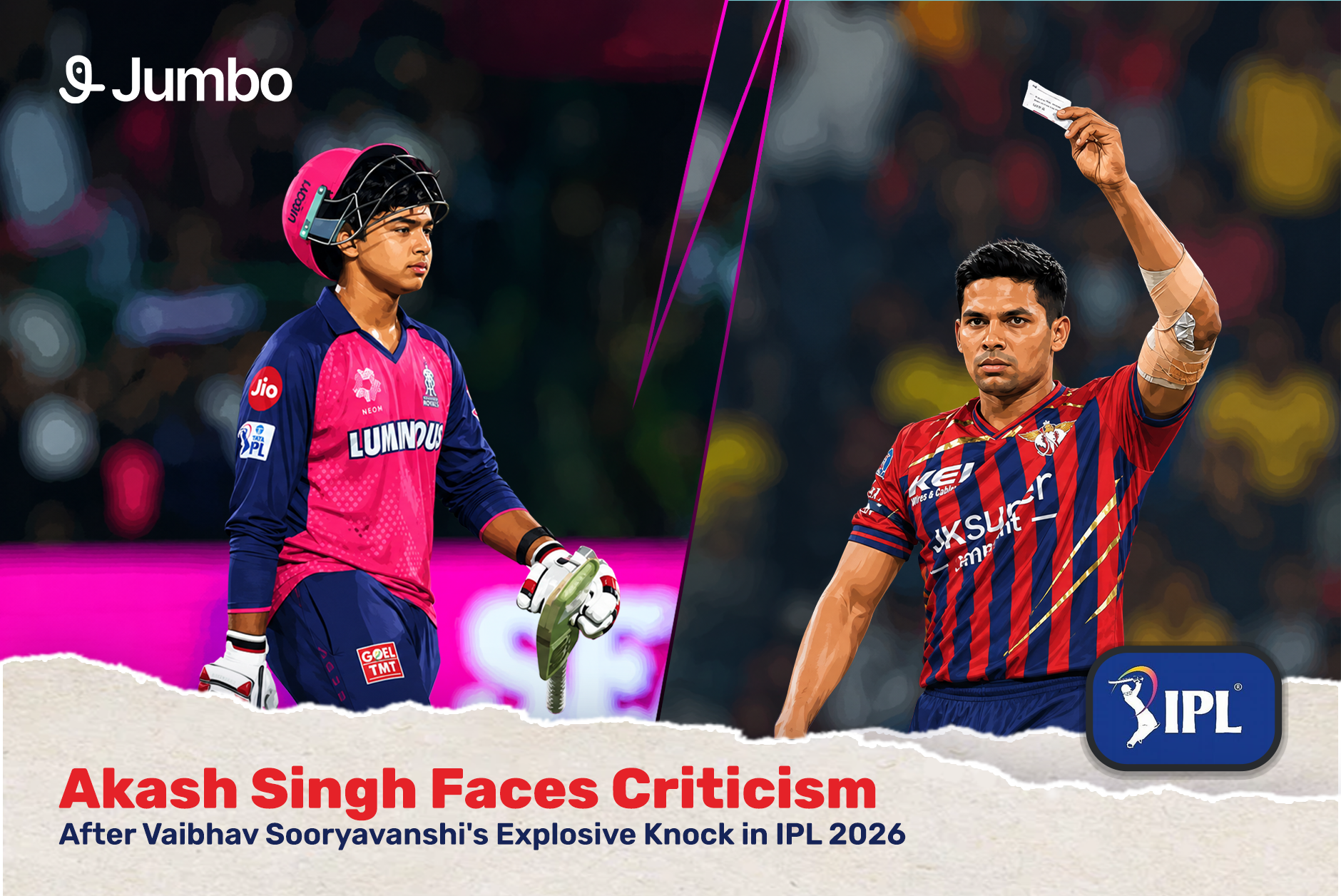 Akash Singh and Vaibhav Sooryavanshi