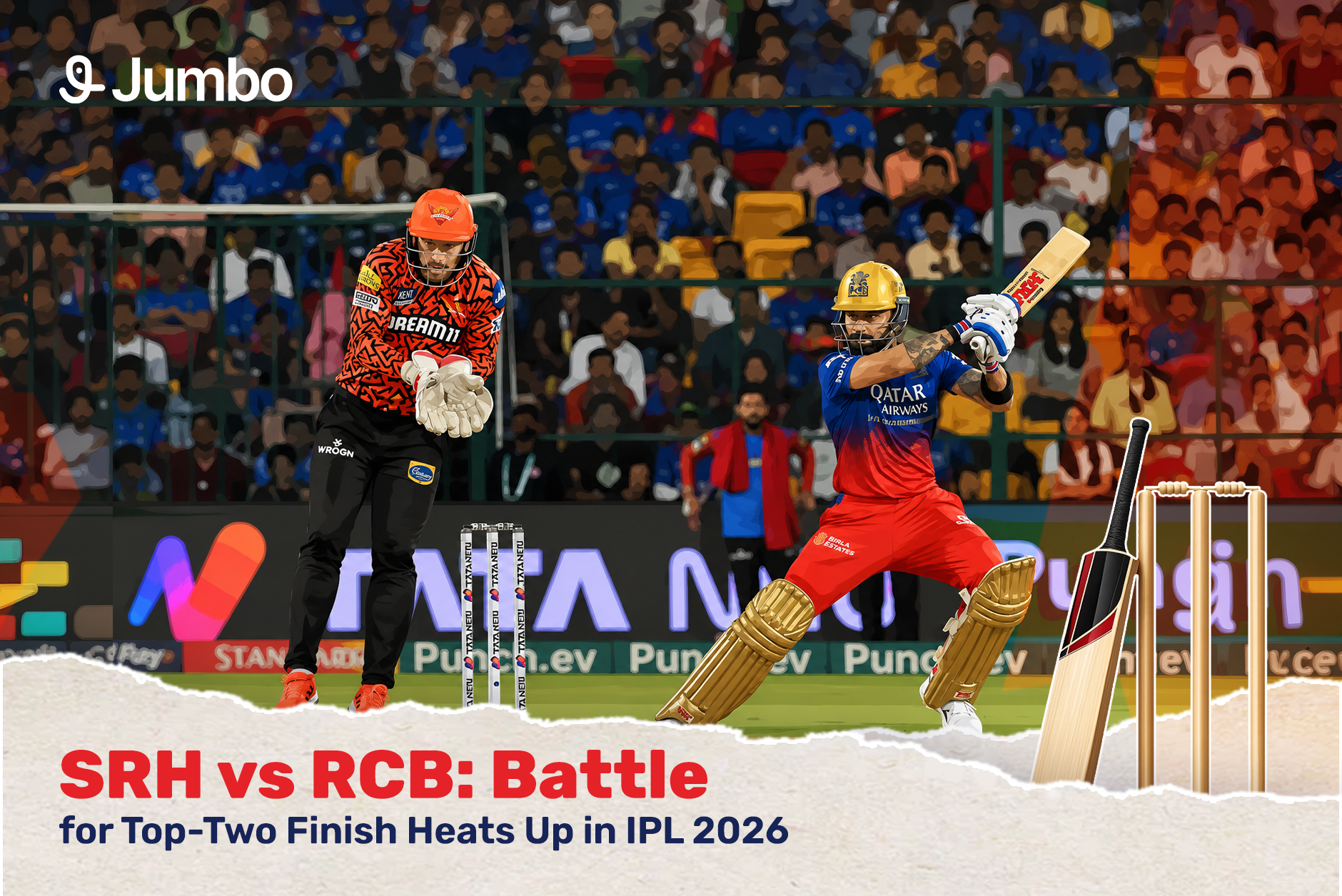 SRH vs RCB: Battle for Top-Two Finish Heats Up in IPL 2026
