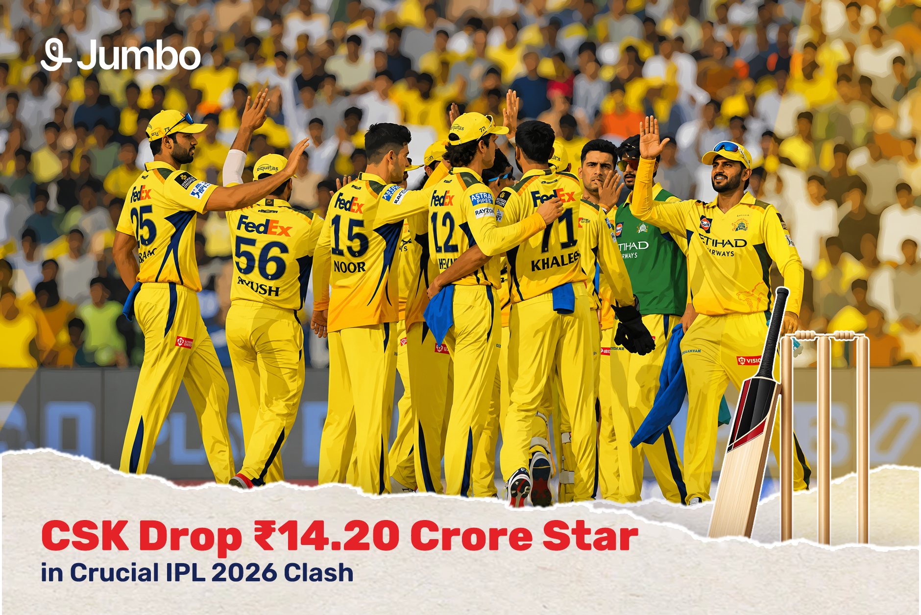 CSK Drop ₹14.20 Crore Star in Crucial IPL 2026 Clash