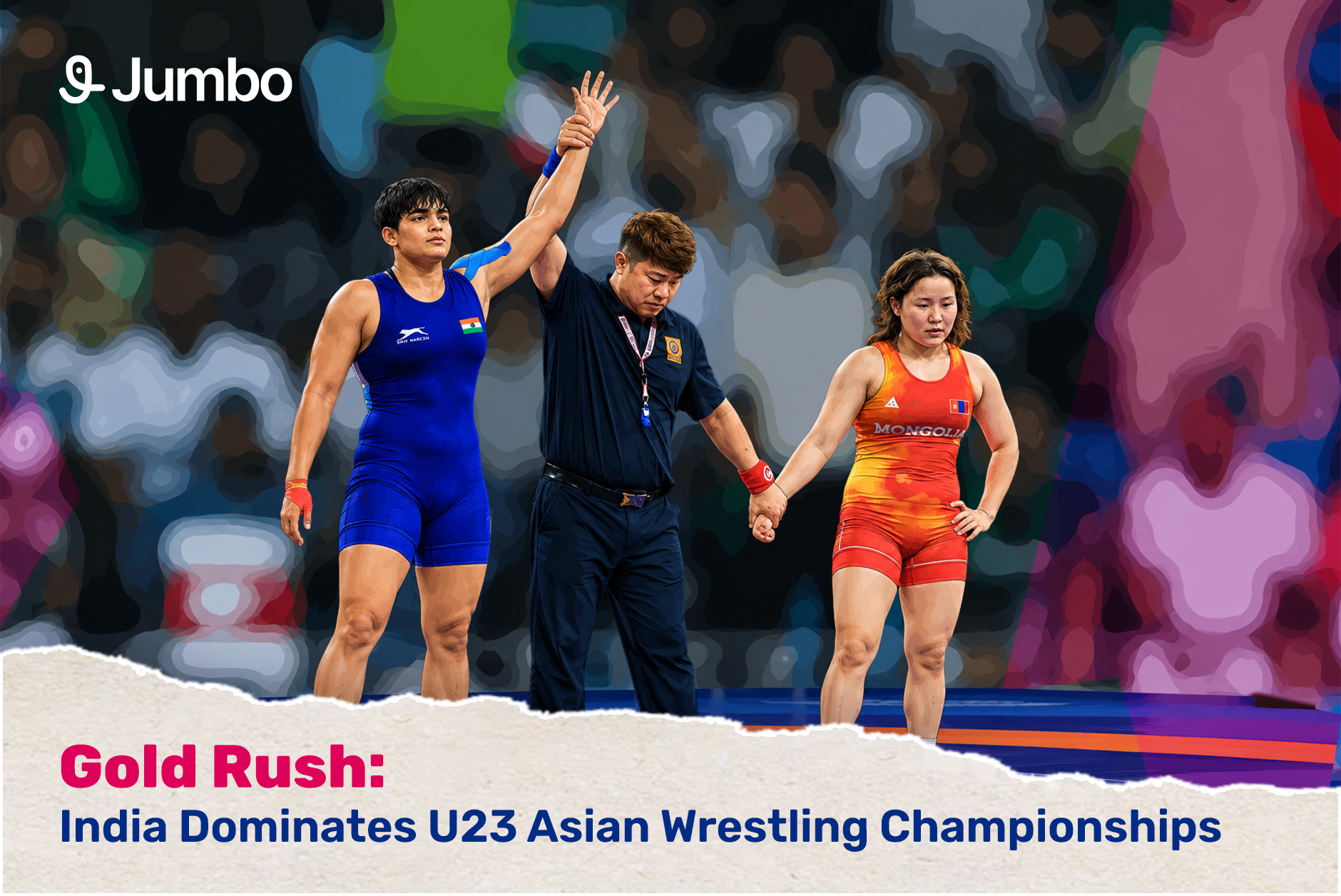 Gold Rush: India Dominates U23 Asian Wrestling Championship