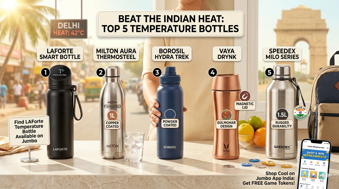 Beat the Indian Heat: Top 5 Temperature Bottles for Summer 2026