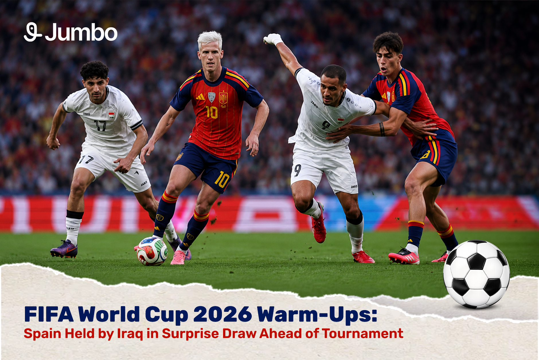 FIFA World Cup 2026 Warm-Ups: Spain Held by Iraq in Surprise Draw