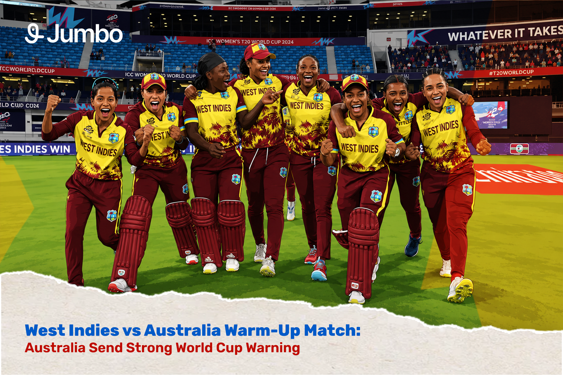 West Indies vs Australia Warm-Up Match: Australia Send Strong World Cup Warning