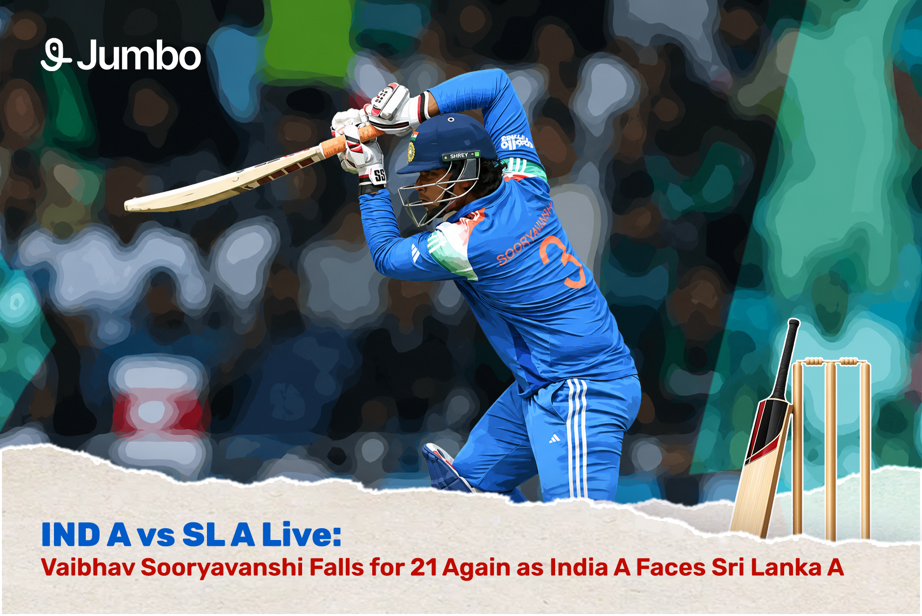 IND A vs SL A Live: Vaibhav Sooryavanshi Falls for 21 Again as India A Faces Sri Lanka A