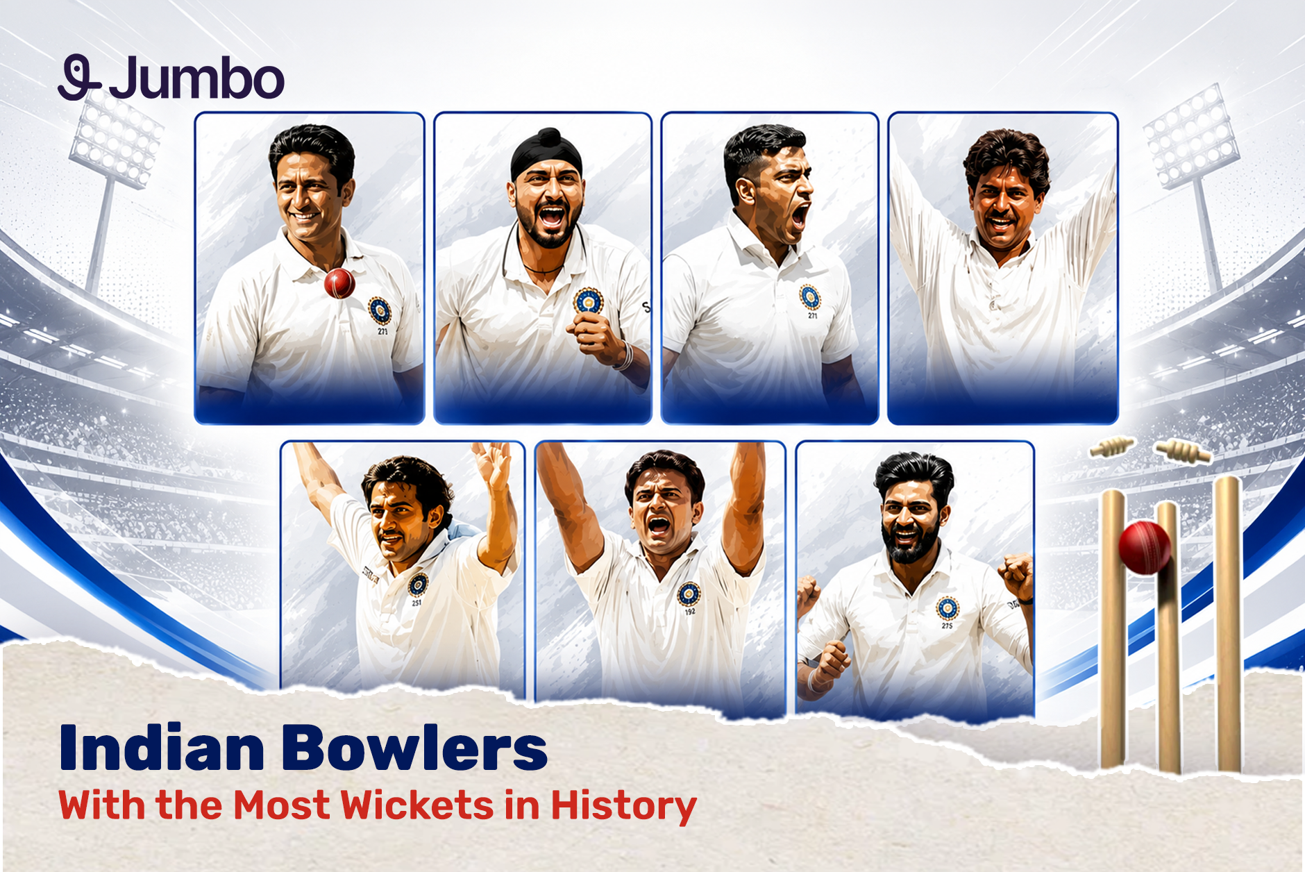Indian Bowlers with the Most Wickets in History